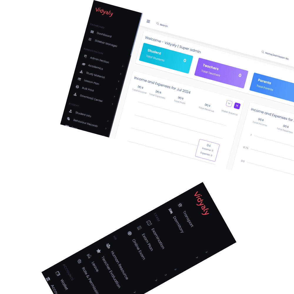 Vidyaly Dashboard